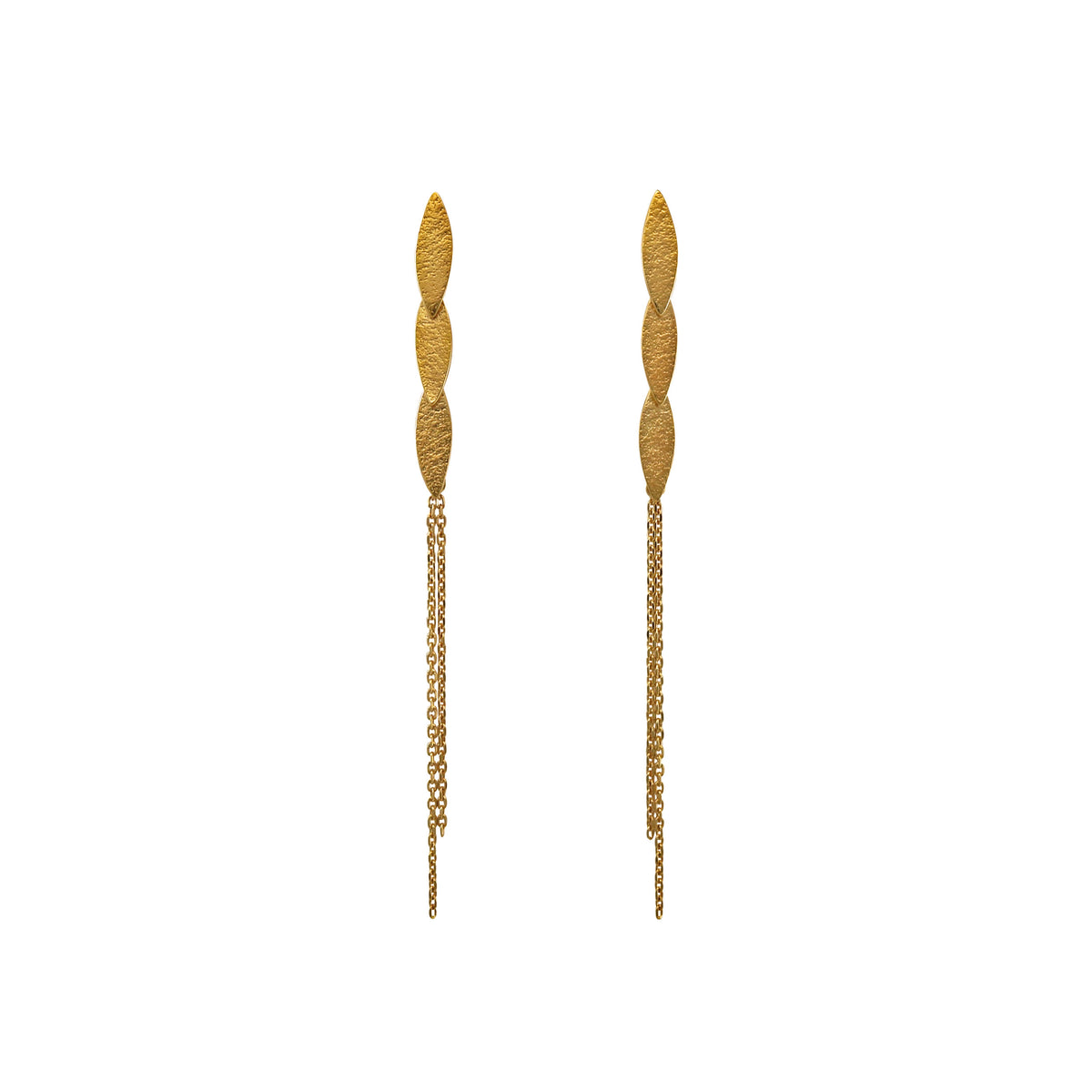 Cara Tonkin Gold Icarus Tassel Earrings