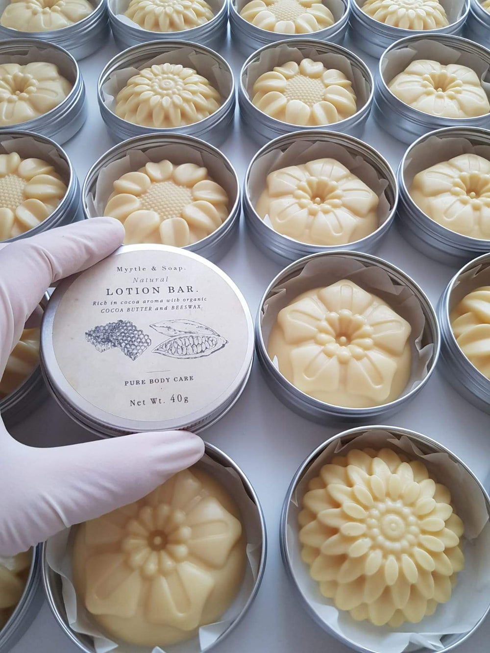 myrtle and soap all natural lotion bar at IndependentBoutique.com