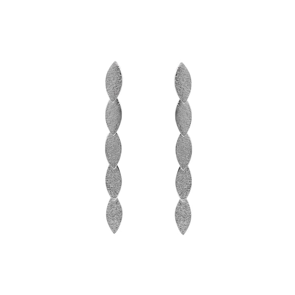 silver drop earrings by Cara Tonkin