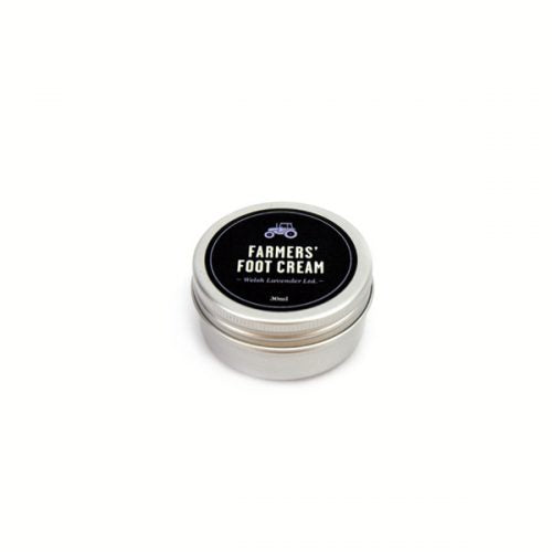 mini aluminium tin of foot cream by Farmers brand