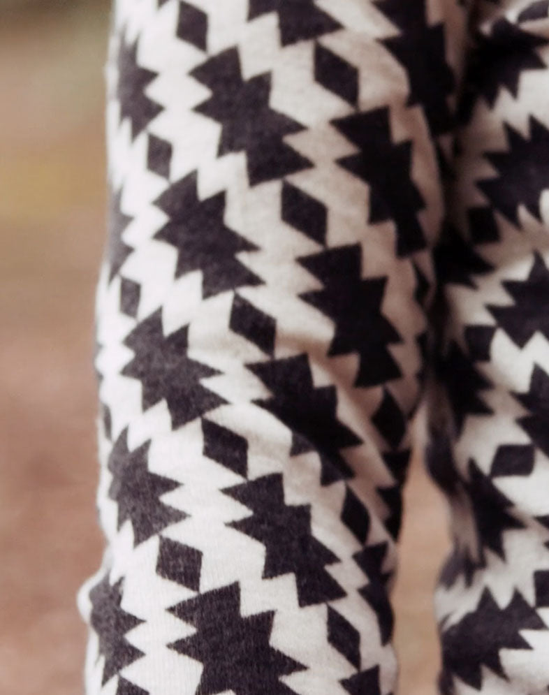 Cashmere Geometric pattern Cardigan 