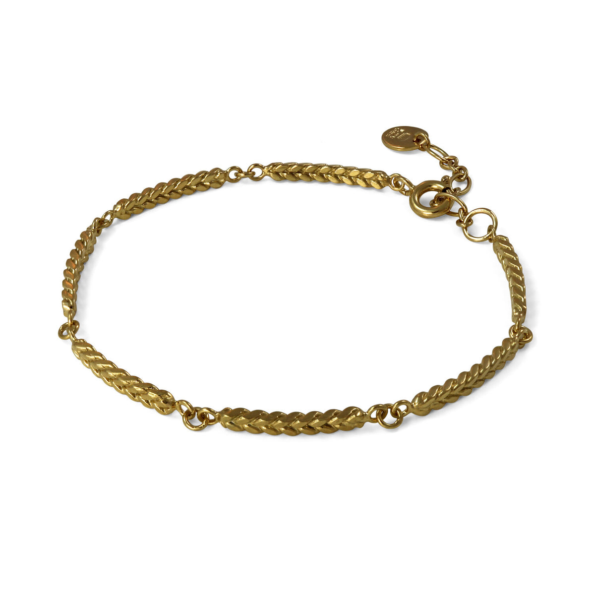 Gold Demeter Bar Link Bracelet — Cara Tonkin