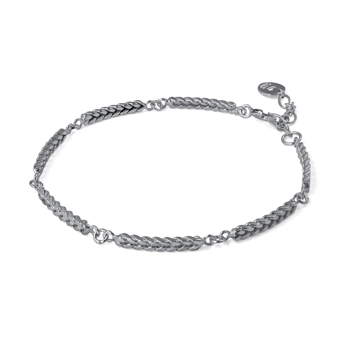 Silver Demeter Bar Link Bracelet — Cara Tonkin