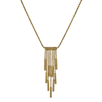 Gold Demeter Tassel Necklace — Cara Tonkin