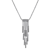 Silver Demeter Tassel Necklace — Cara Tonkin