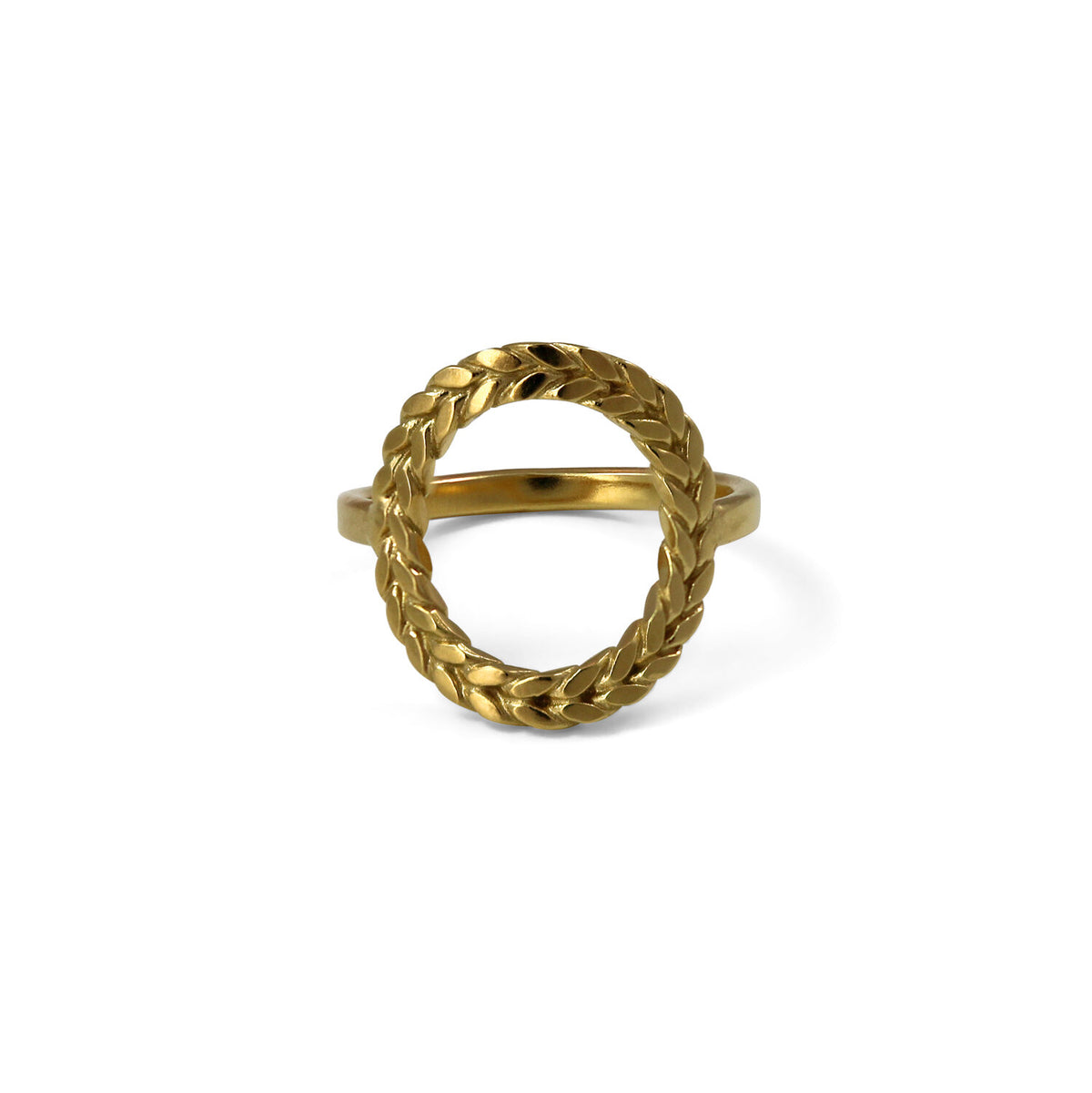 Gold Demeter Wreath Ring — Cara Tonkin