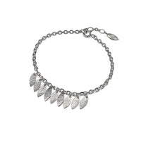 Silver Icarus Dainty Drops Bracelet  — Cara Tonkin