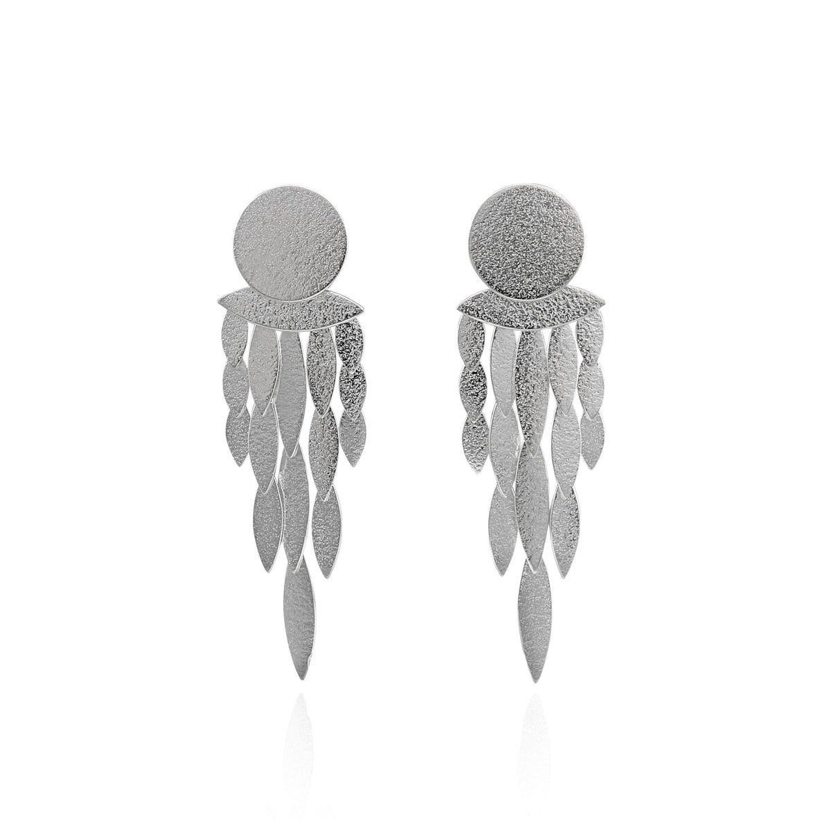 Silver Icarus Waterfall Earrings  — Cara Tonkin
