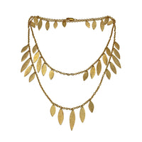 Gold Icarus Large Drops Necklace — Cara Tonkin