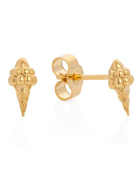 Miami Ice Cream Stud earrings - Gold - IndependentBoutique.com