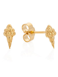 Miami Ice Cream Stud earrings - Gold - IndependentBoutique.com