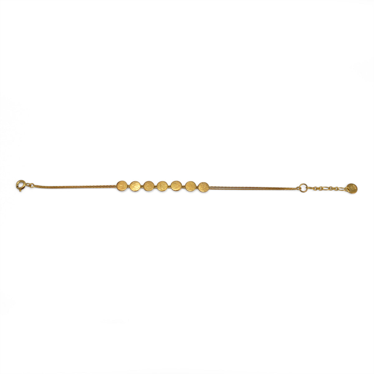Gold Paillette Skinny Bracelet — Cara Tonkin