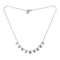 Silver Paillette Short Necklace — Cara Tonkin