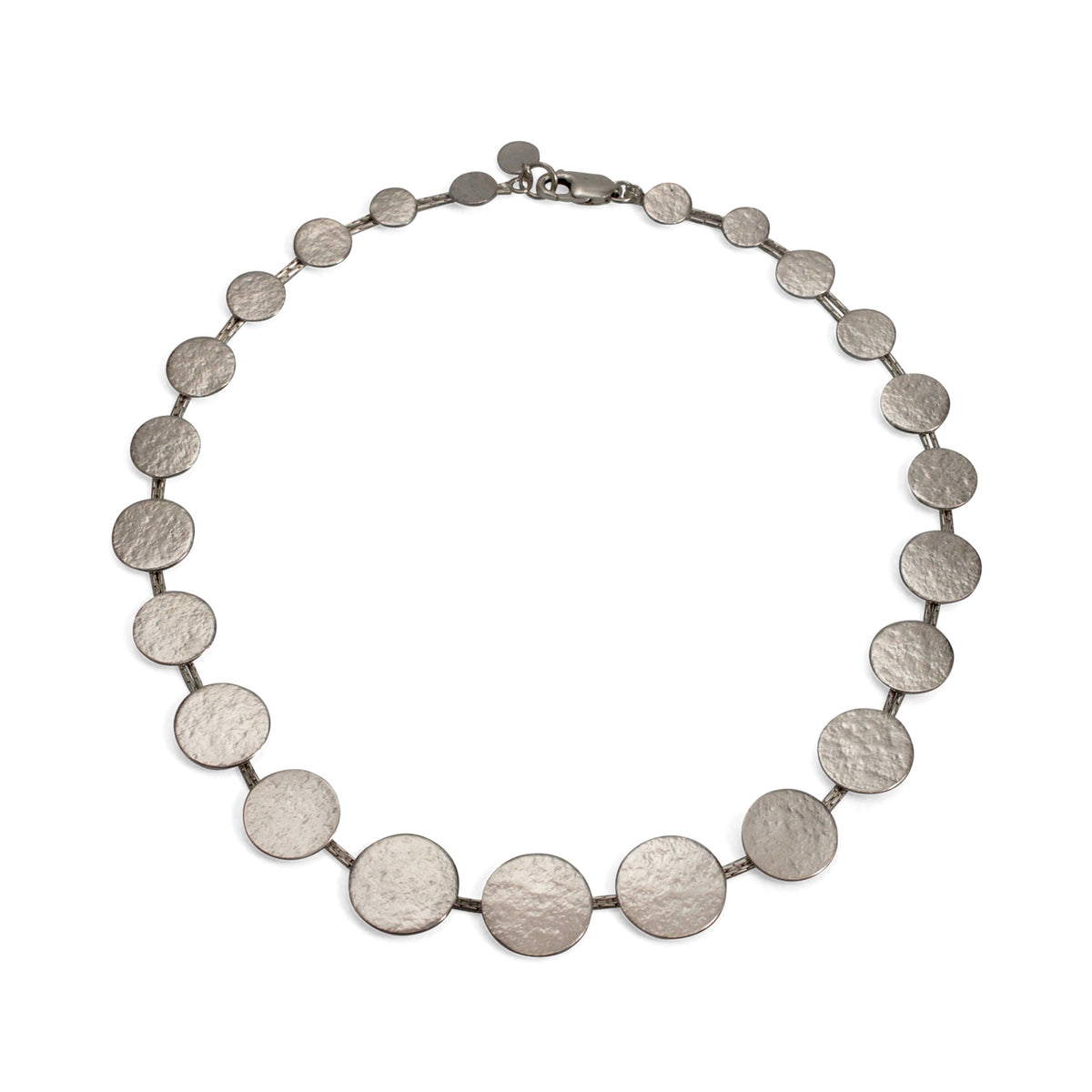 Silver Paillette Graduated Disc Collar — Cara Tonkin