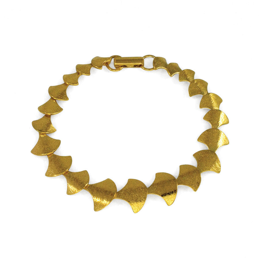 Gold Siren Vertebrae Bracelet — Cara Tonkin