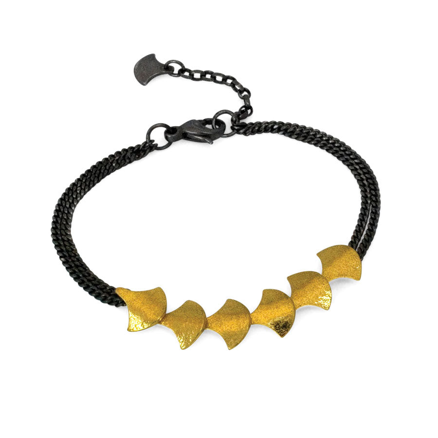 Gold Siren Scale Bracelet — Cara Tonkin