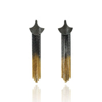 Gold Siren Interchangable Tassel/Stud Earrings — Cara Tonkin