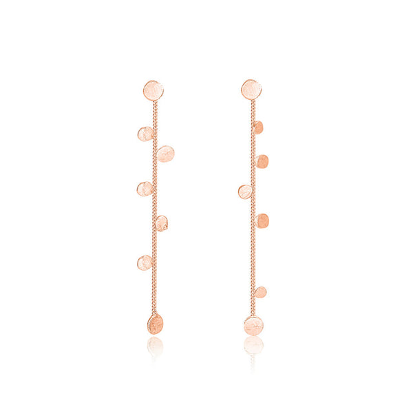 Stardust Rose Gold Drop Earrings - IndependentBoutique.com