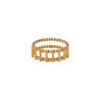 Gold Theda Skinny Stripe Ring — Cara Tonkin