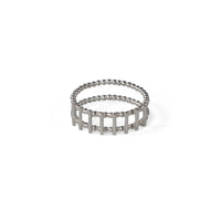 Silver Theda Skinny Stripe Ring — Cara Tonkin