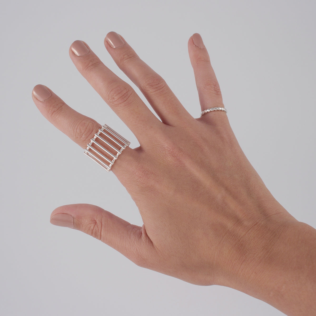 Gold Theda Wide Stripe Ring — Cara Tonkin