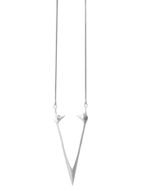 The Mandible Necklace - Silver - IndependentBoutique.com