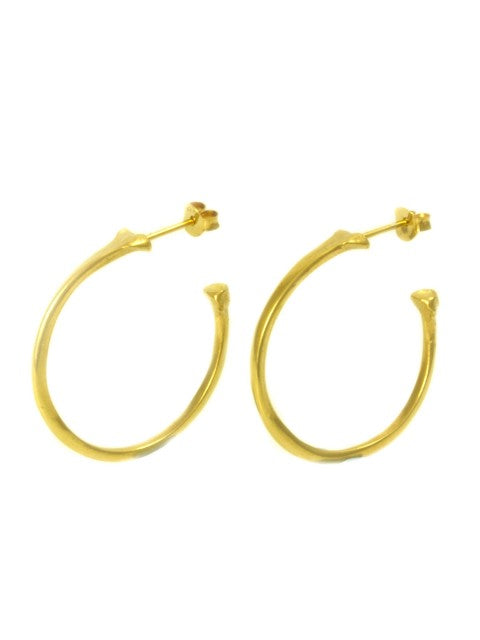 The Radius Hoop Earrings - Gold - IndependentBoutique.com