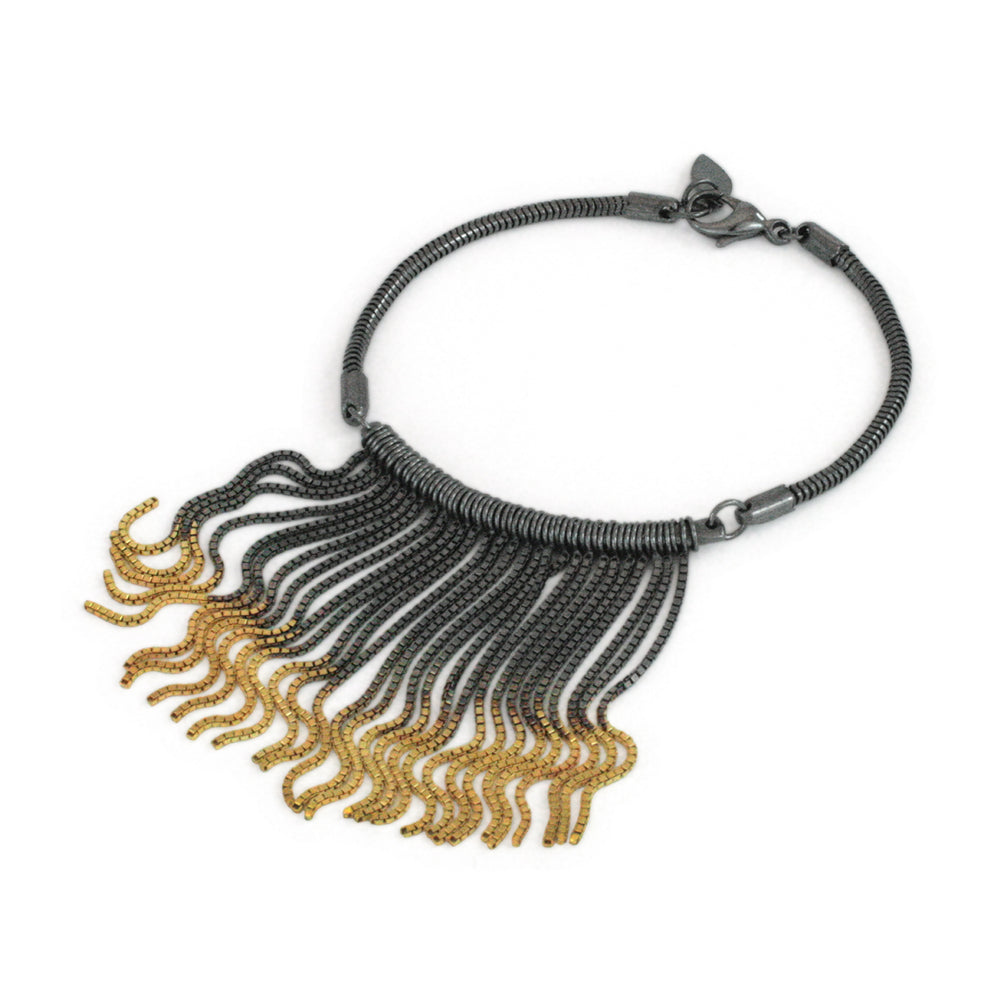 Gold Vesper Bar Bracelet — Cara Tonkin