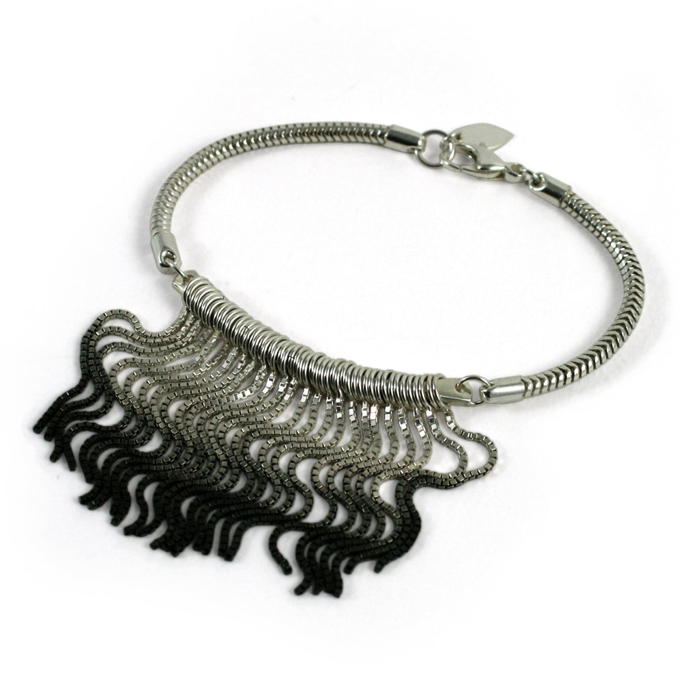 Silver Vesper Bar Bracelet — Cara Tonkin