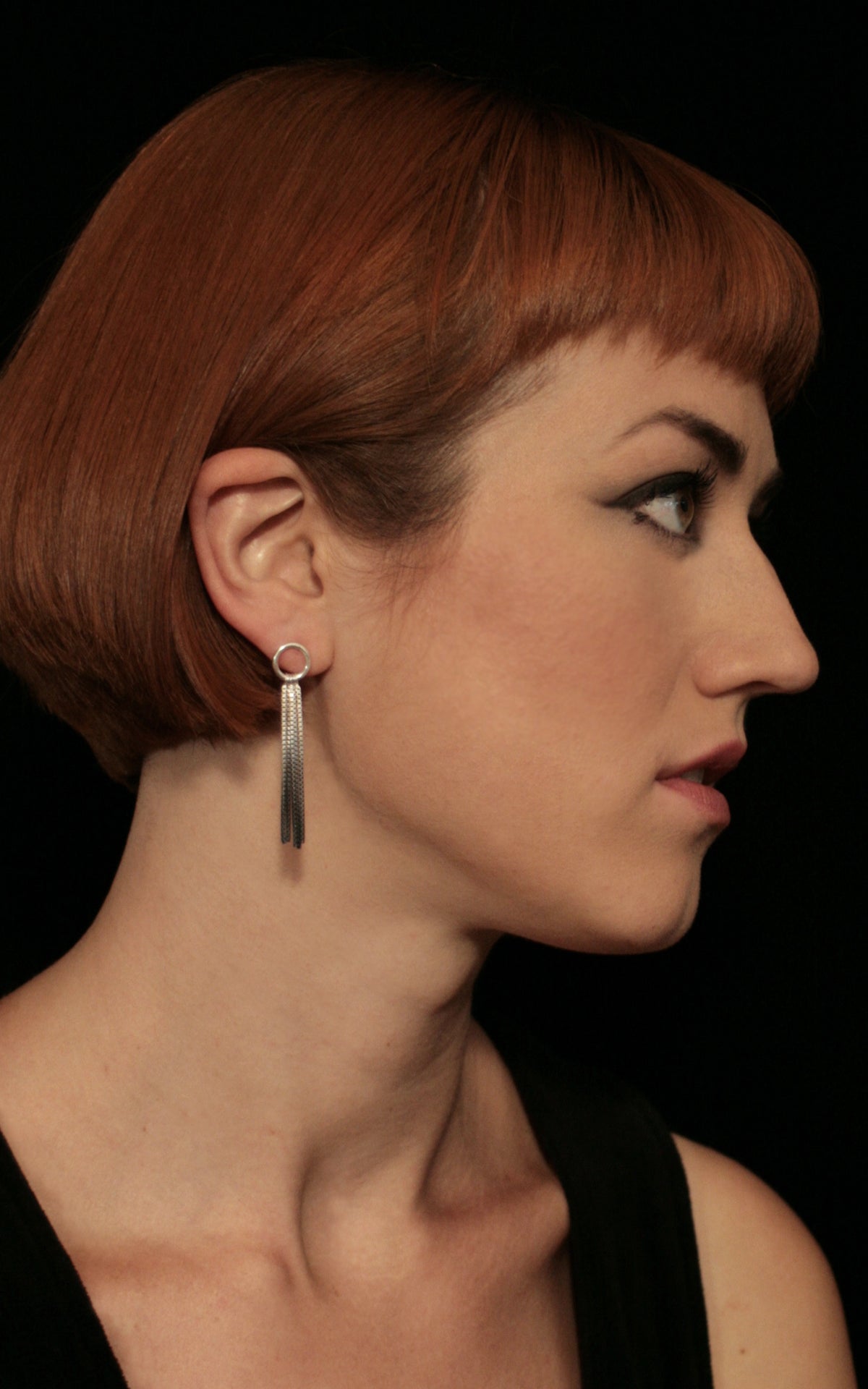 Silver Vesper Small Loop Earrings — Cara Tonkin