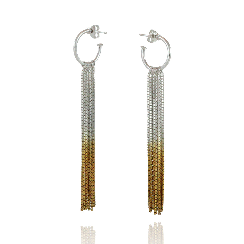 Gold Vesper Hoop Earrings — Cara Tonkin