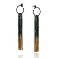 Gold Vesper Hoop Earrings - IndependentBoutique.com