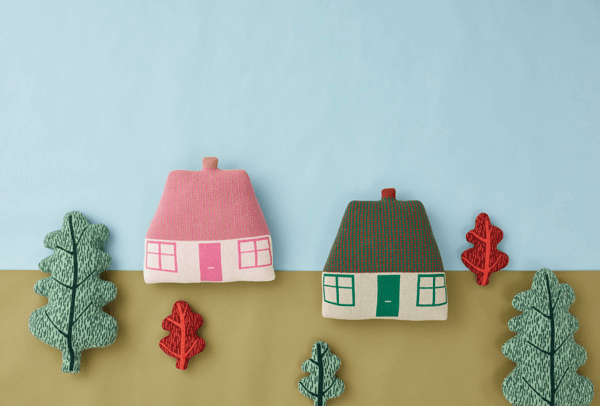 Donna Wilson Pink Cottage Cushion