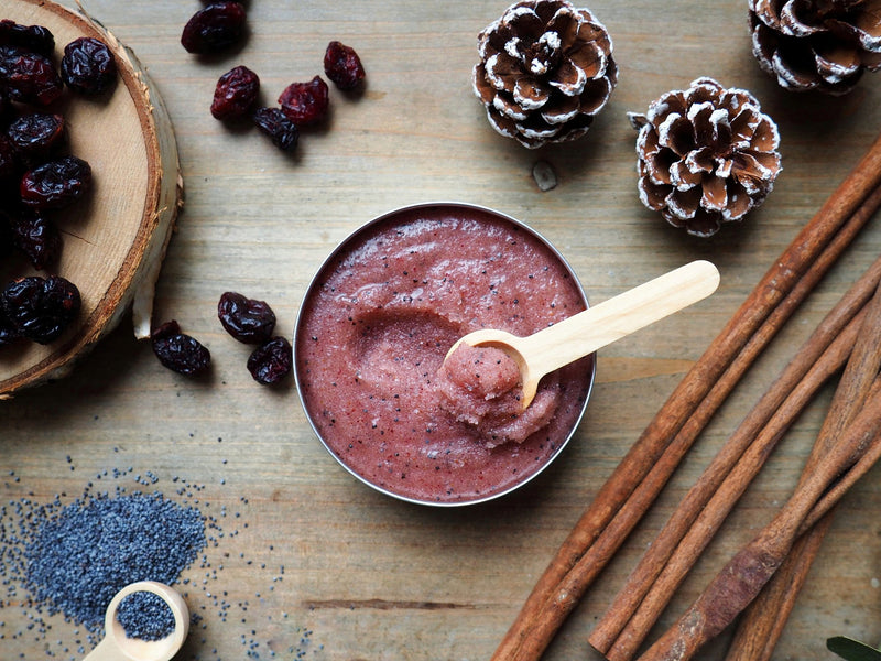 cranberry spice sugar body scrub at IndependentBoutique.com