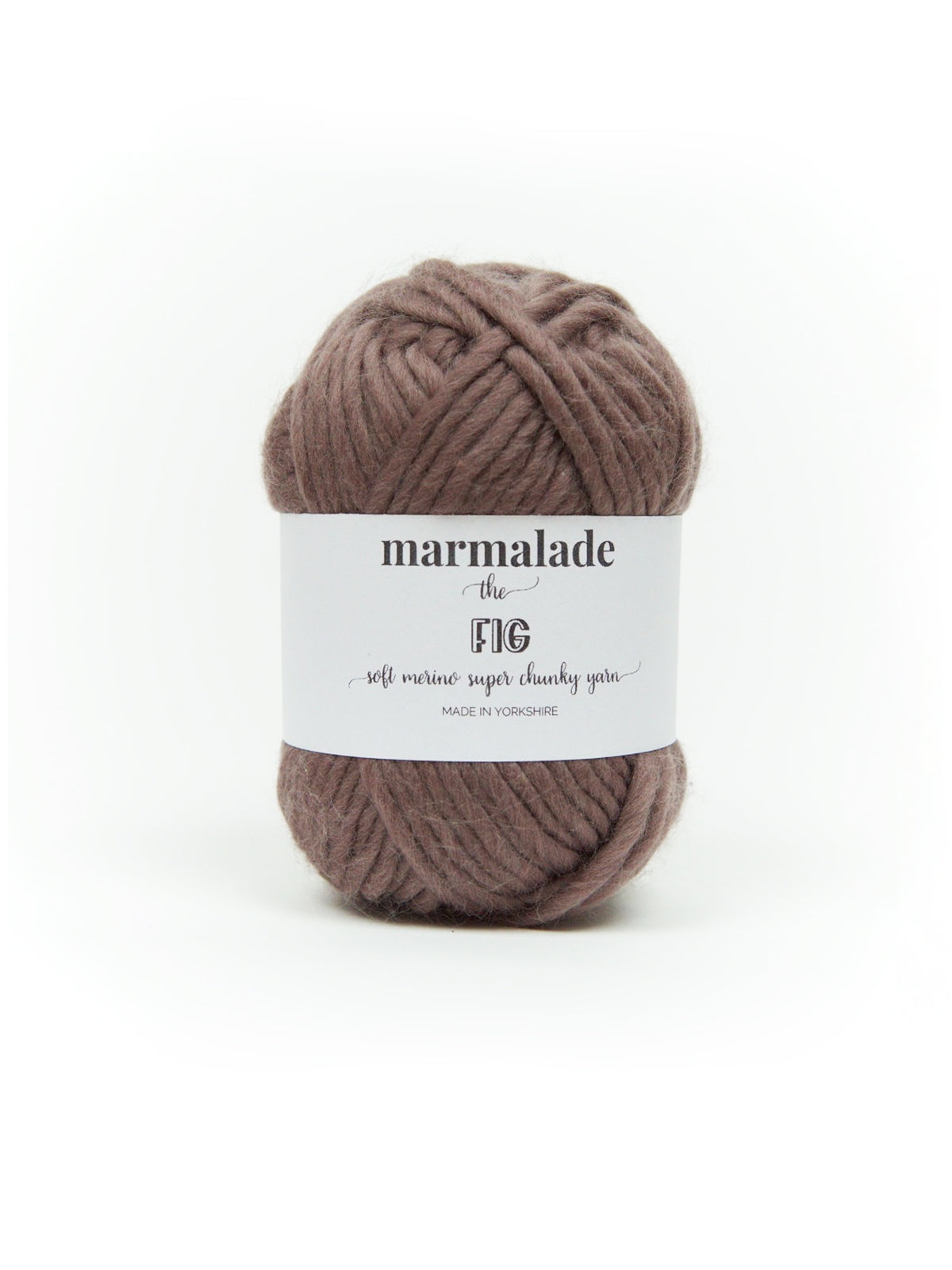 fig brown merino super chunky yarn from marmalade