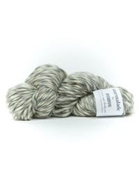 humbug, grey and off white undyed merino chunky wool hank from marmalade