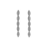 silver drop earrings by Cara Tonkin