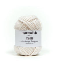 snow white merino super chunky yarn from marmalade